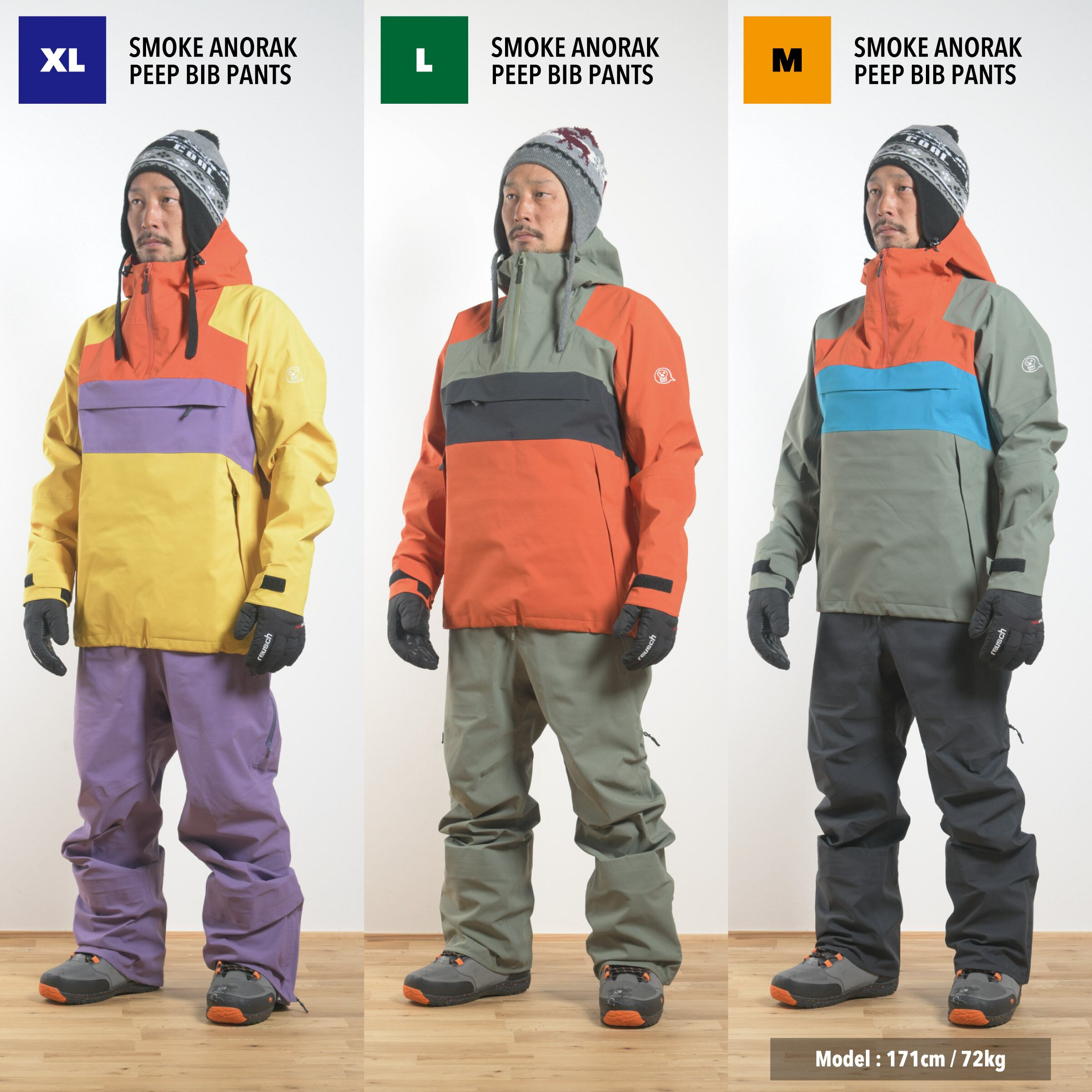 2021unfudge snow wear // SMOKE ANORAK // YELLOW | unfudge ONLINE STORE  powered by BASE