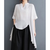 アシンメ チュニック ブラウス  30206