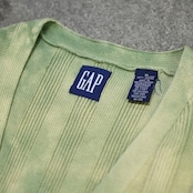 GAP bleached cotton knit vest