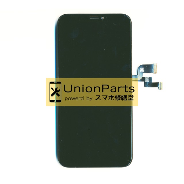iPhoneXs フロントパネル 互換品[LCD/incell] SM 黒