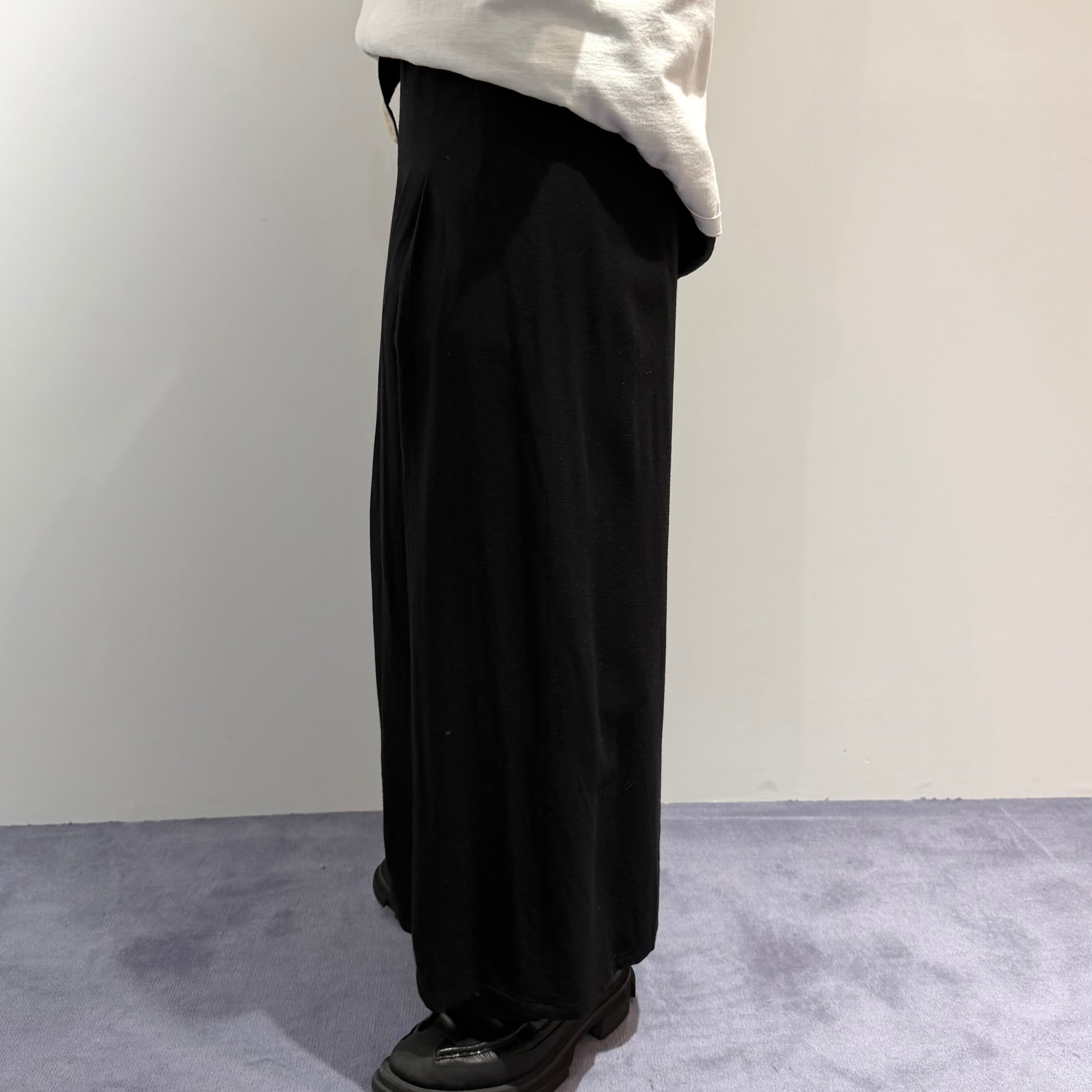 Yohji Yamamoto+NOIR スリット ロングスカート ヨウジヤマモト
