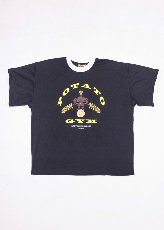 ポテトジムリンガーTシャツ ネイビー