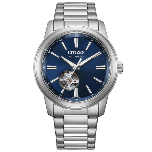 CITIZEN COLLECTION シチズンコレクション 機械式 自動巻き オープンハート シースルーバック メンズ腕時計 NH9150-52L