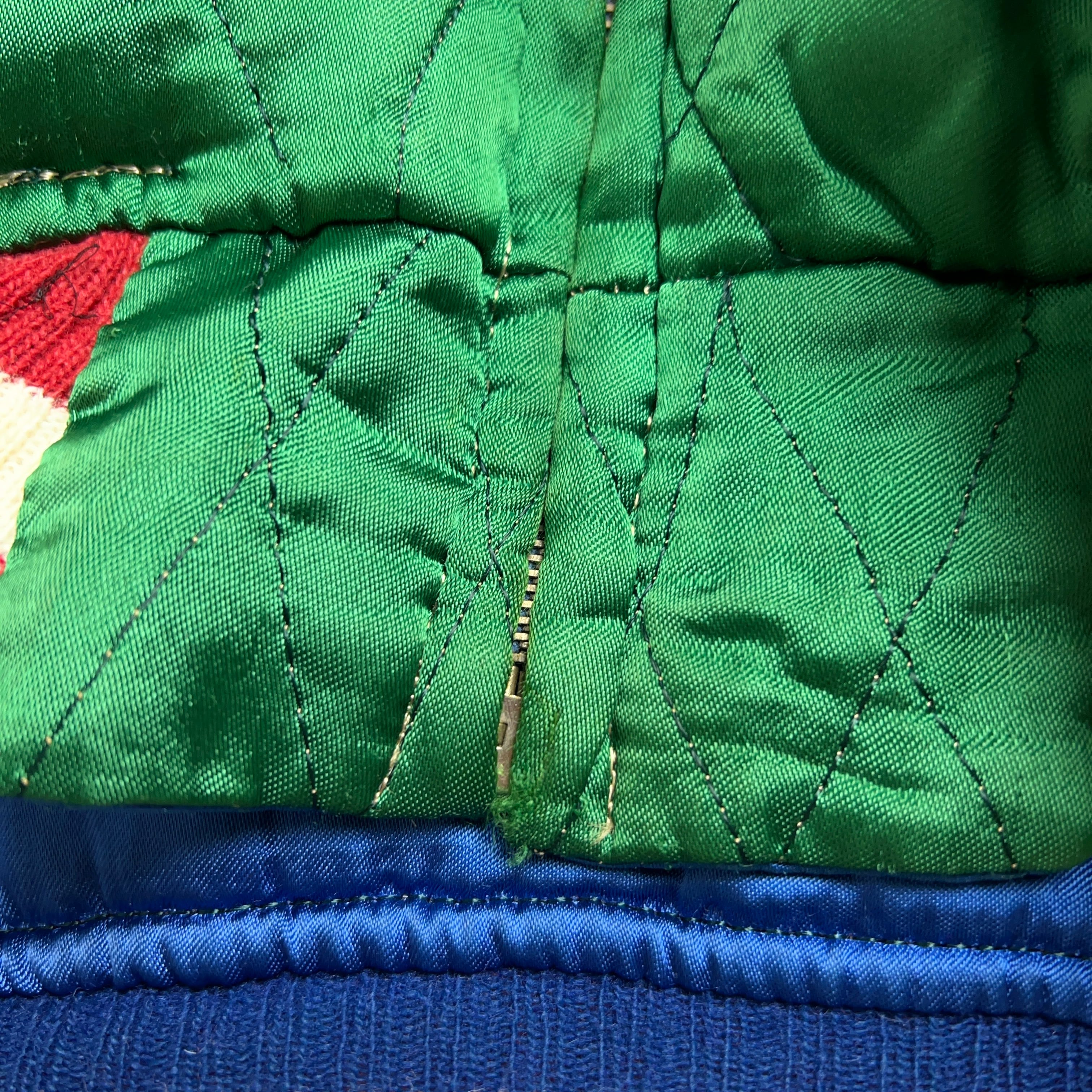 1950's SUKAJAN Souvenir Jacket Big Size 50年代 スカジャン 虎 鷲 鷹