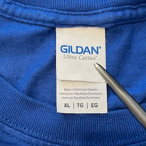 【GILDAN】プリント バックプリント ロゴ X-Large ビッグサイズ us古着 アメリカ古着