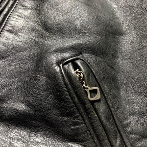 vintage 1950’s The GUIDE MASTER black horse hide riders jacket “two star”