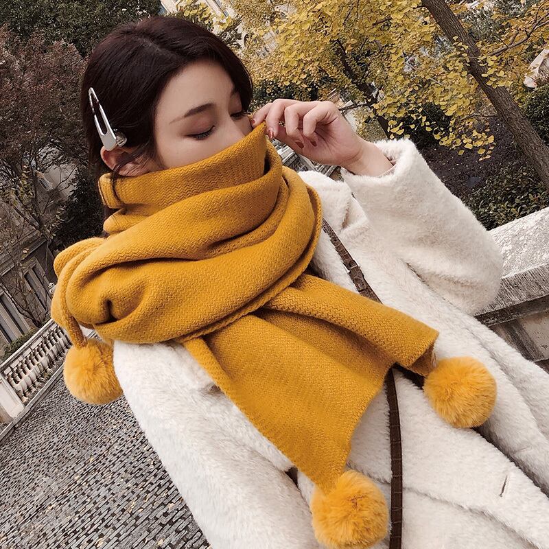 オータムウィンタースカーフ レッドソリッド カラー 大人ガーリー スウィート キュート カジュアル 秋物 冬物 ソリッドカラー ブラック・アイド・ピーズ2519678585