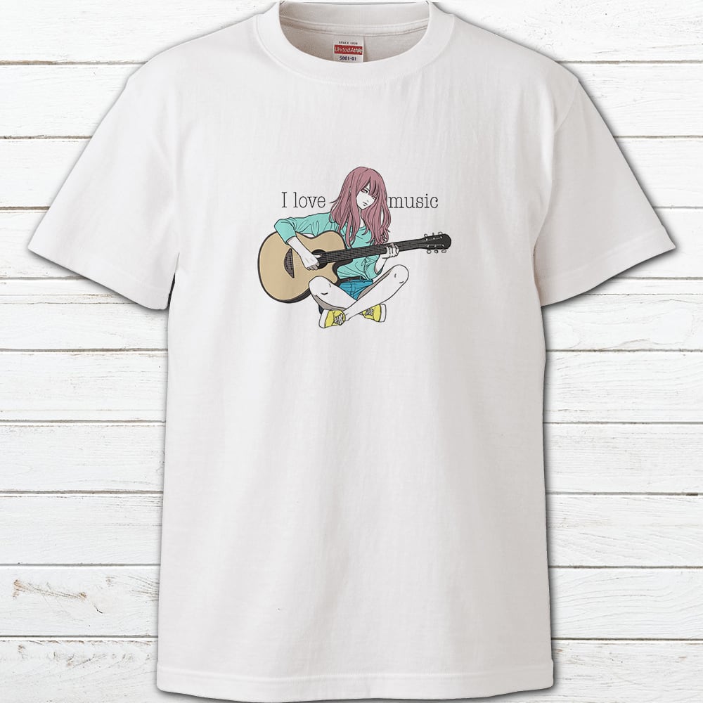 プリントtシャツ おしゃれ イラスト 可愛い女の子 かっこいい女子 クール メンズ レディース 個性的 おすすめ 人気 イラストレーター 絵師 クリエイター 白 半袖シャツ グッズ タイトル ギター女子 作 7 7 4 ナナシ A 1 イラストレーター クリエイター Youtuber プリントtシャツ おしゃれ イラスト 可愛い女の子 かっこいい女子 クール メンズ レディース 個性的 おすすめ 人気 イラストレーター 絵師 クリエイター 白 半袖シャツ グッズ タイトル ギター女子 作 7 7 4 ナナシ A 1 イラストレーター クリエイター Youtuber