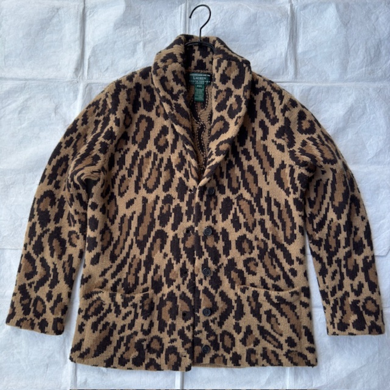 Ralph Lauren Navajo Pattern Cardigan レオパード柄