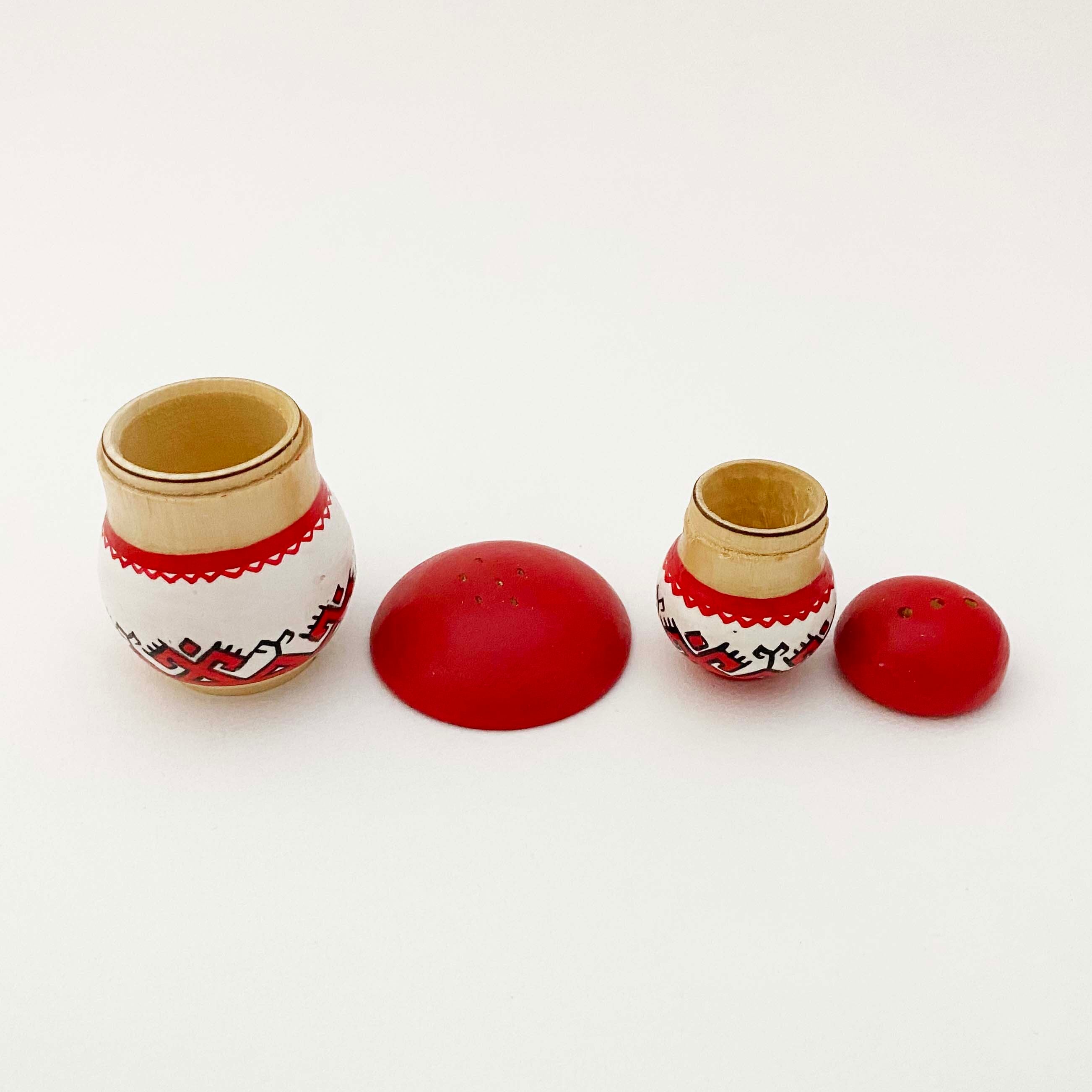 マリエル共和国 木製ソルト&ペッパーセット