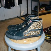 00s VANS SK8-HI レオパード US10