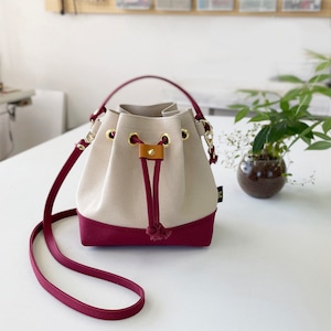 帆布巾着バッグ