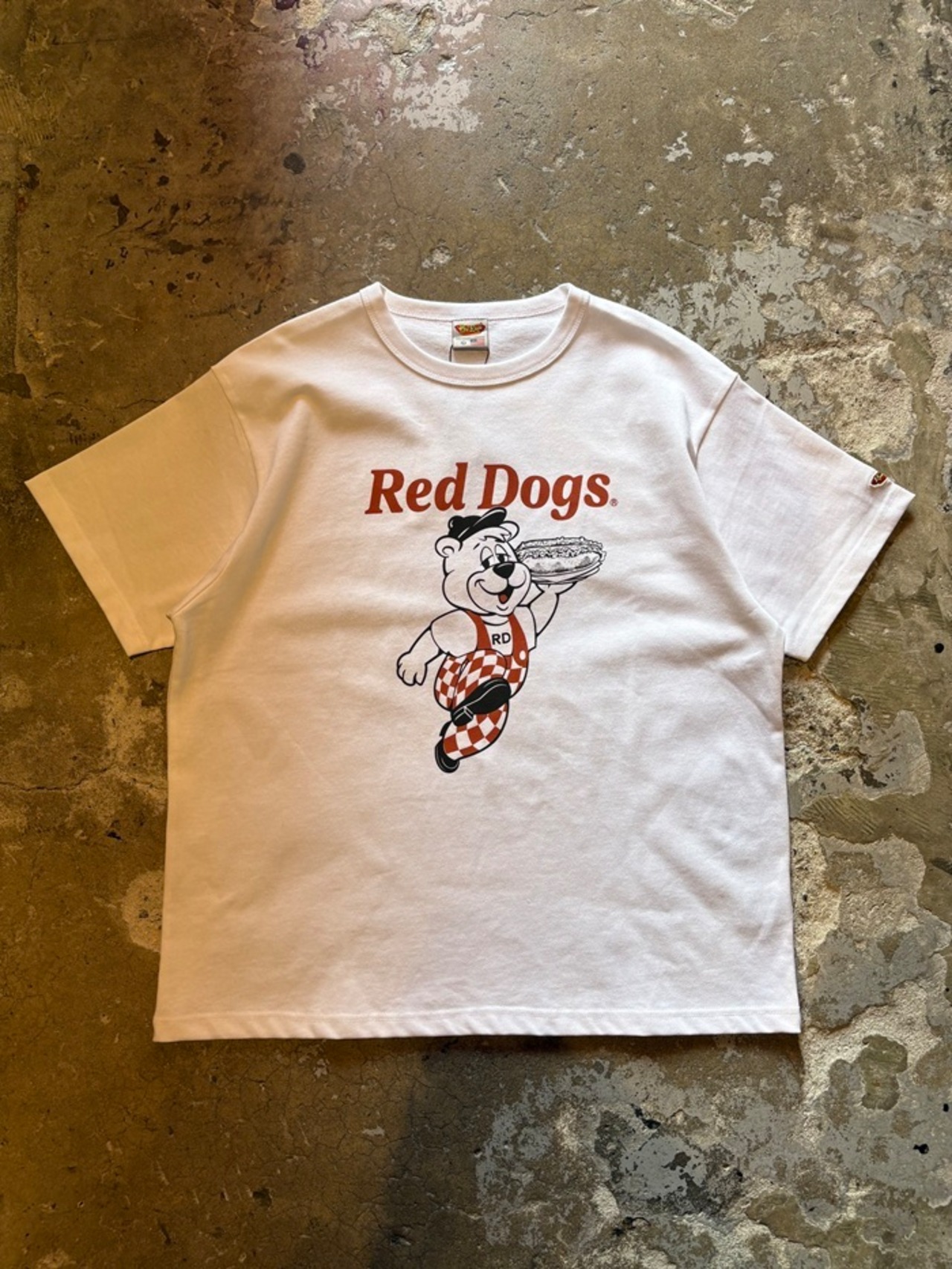 RED DOGS T SHIRT S/S / 11oz ヘビーウエイトTシャツ / 6515047 / WHITE - 1