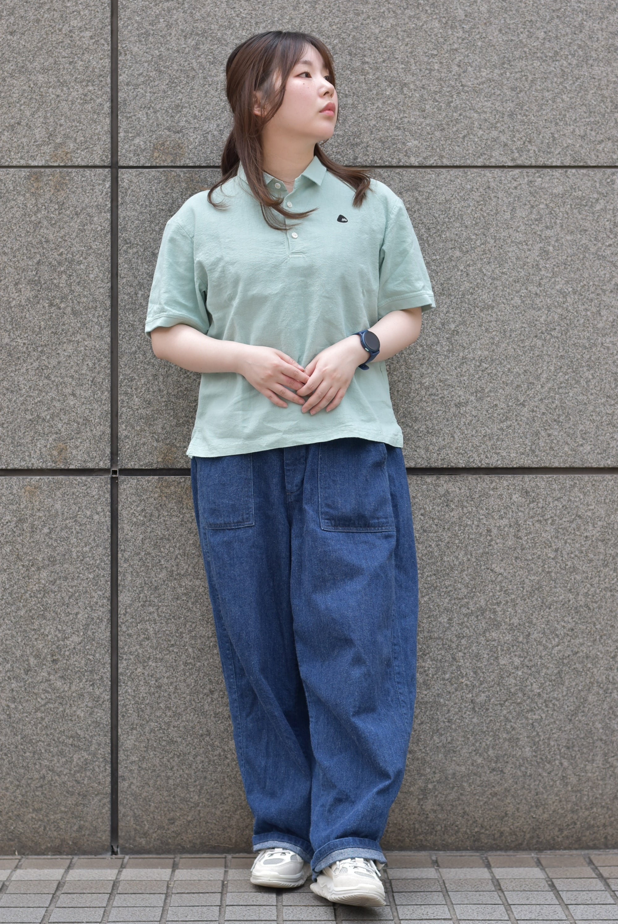 maillot】 linen rich polo shirt-Tee | theater(シアター)