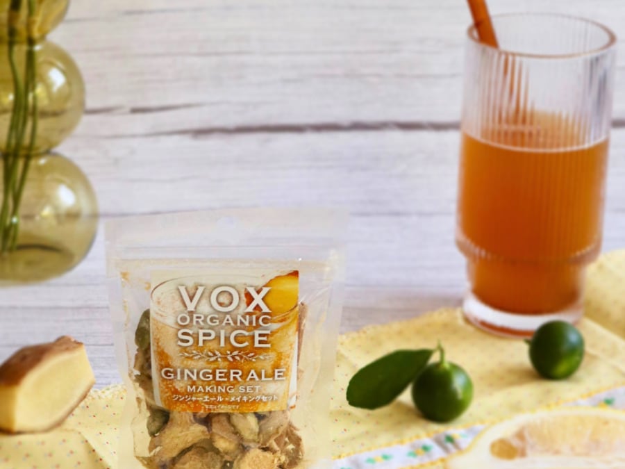 3550/【voxspice】オーガニック クラフト ジンジャーエール メイキング