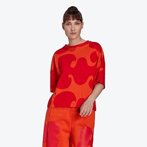 アディダスマリメッコ 半袖Tシャツ[レディース]ルーズフィット 綿100