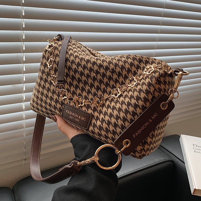 オータムウィンター格子柄 秋物 冬物 メッセンジャーバッグ Tiancai_Wing_Bag12303680849