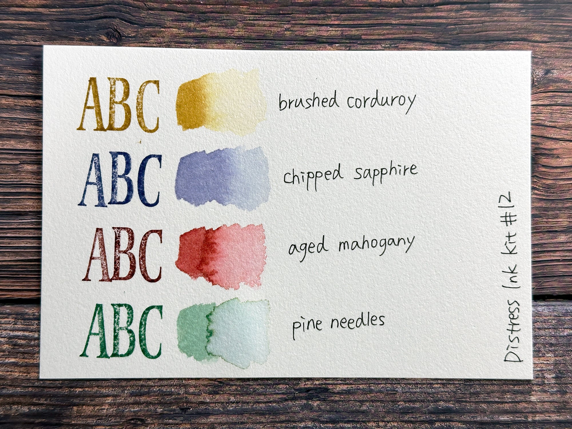 Tim Holtz ミニディストレスインクキット#12 Mini Distress Ink Kit