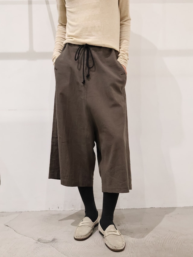 【Y's】cropped sarouel shorts