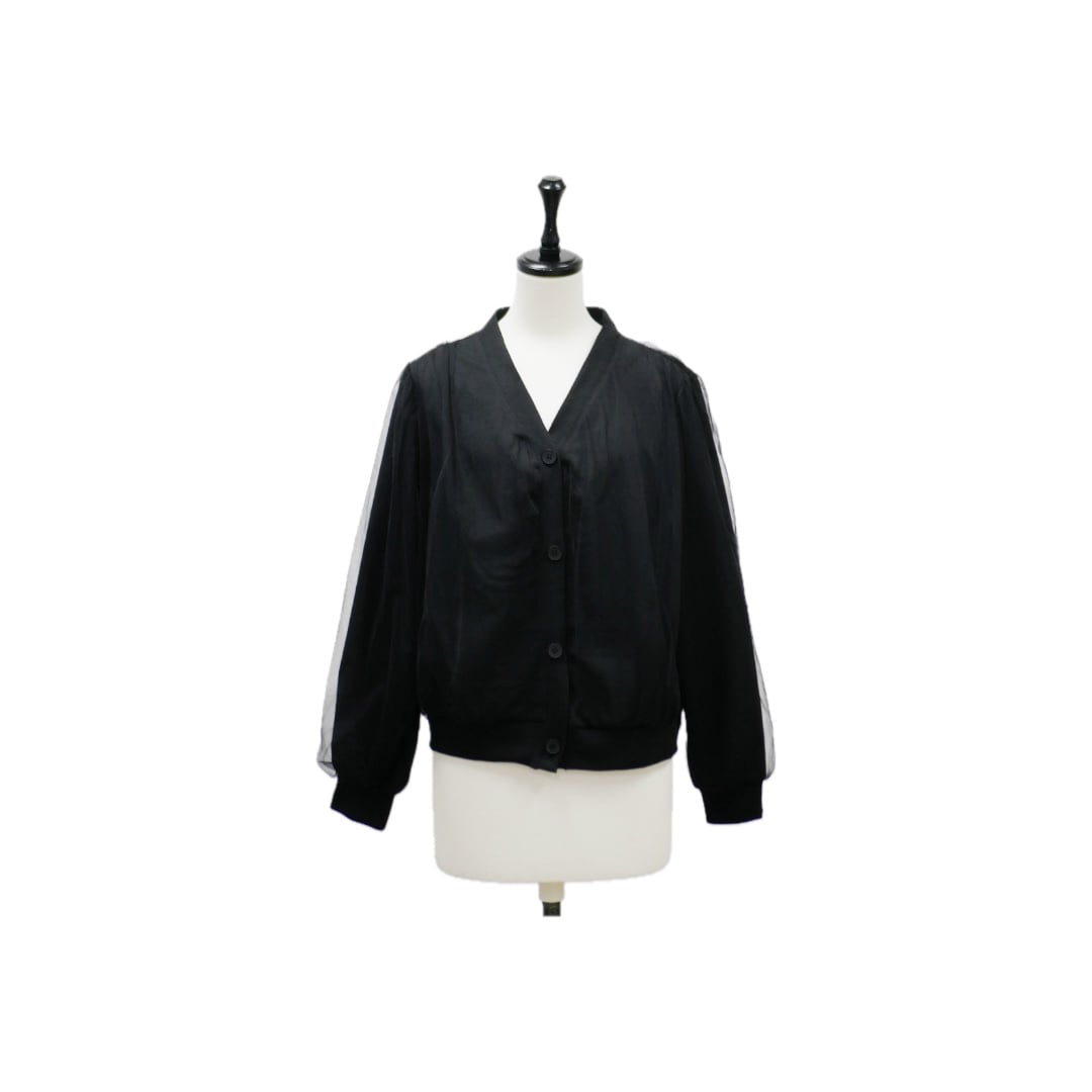 Tulle docking spring cardigan