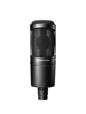 【在庫のみ】オーディオテクニカ AT2020 コンデンサーマイク XLR 動画配信 宅録 ポッドキャスト 実況 DTM レコーディング マイク 【国内正規品】 ブラック