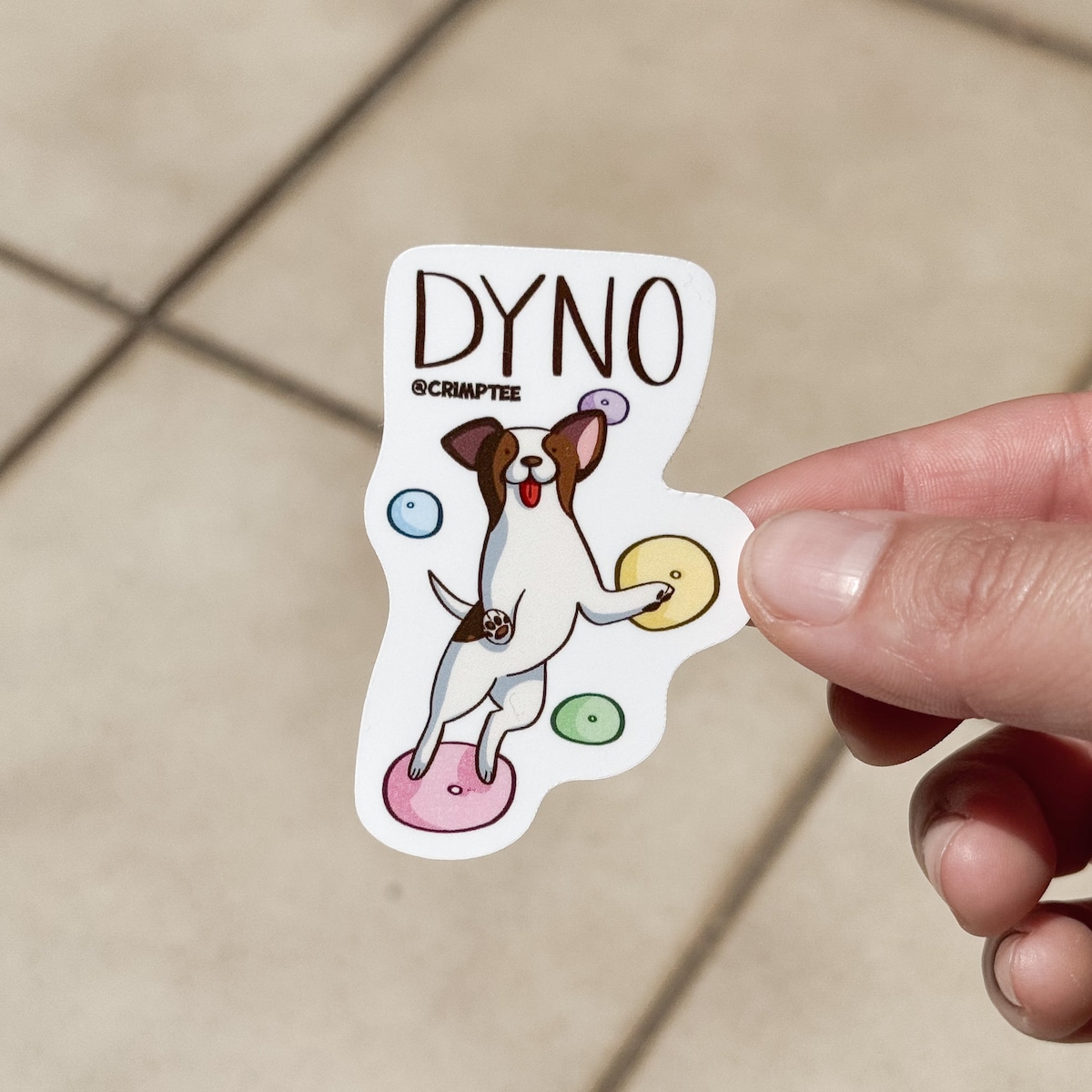 Dyno - Dog Sticker | crimptee online shop