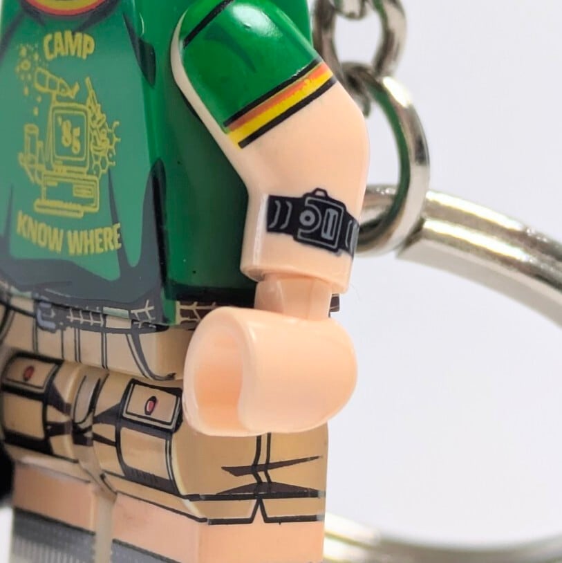 12月下旬再入荷予定!☆ブロックフィギュアキーホルダー☆【 Stranger Things / ストレンジャーシングス 】 ダスティン ヘンダーソン 「スージー、応答せよ!」ver. 〚アメリカン雑貨 アメトイ〛