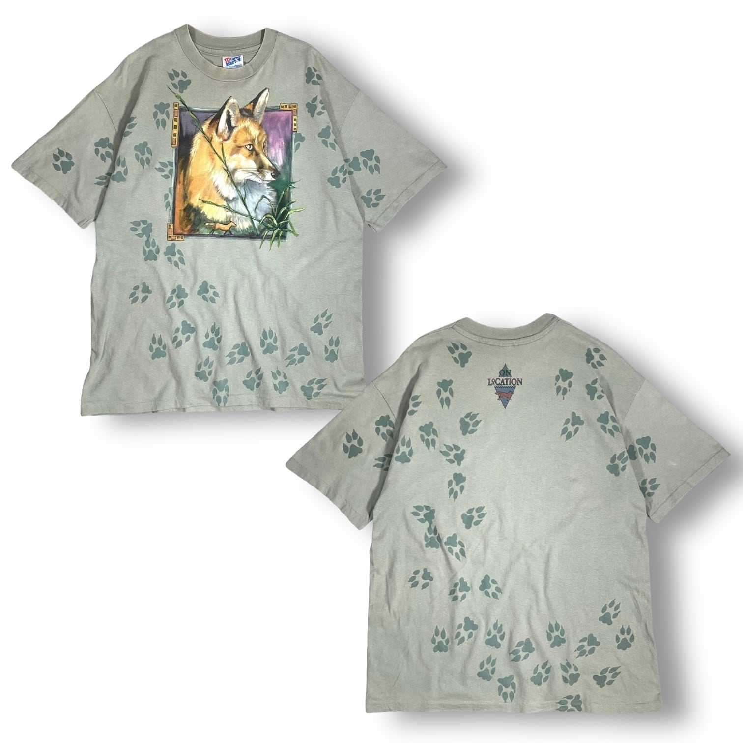 90's “HARLEQUIN NG” Print Tee Made in USA | RENGA CLOTHING STORE
