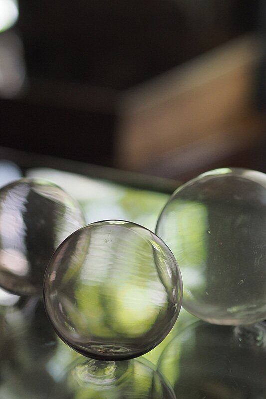 泡と混ざりてvintage glass float ball finestaRt