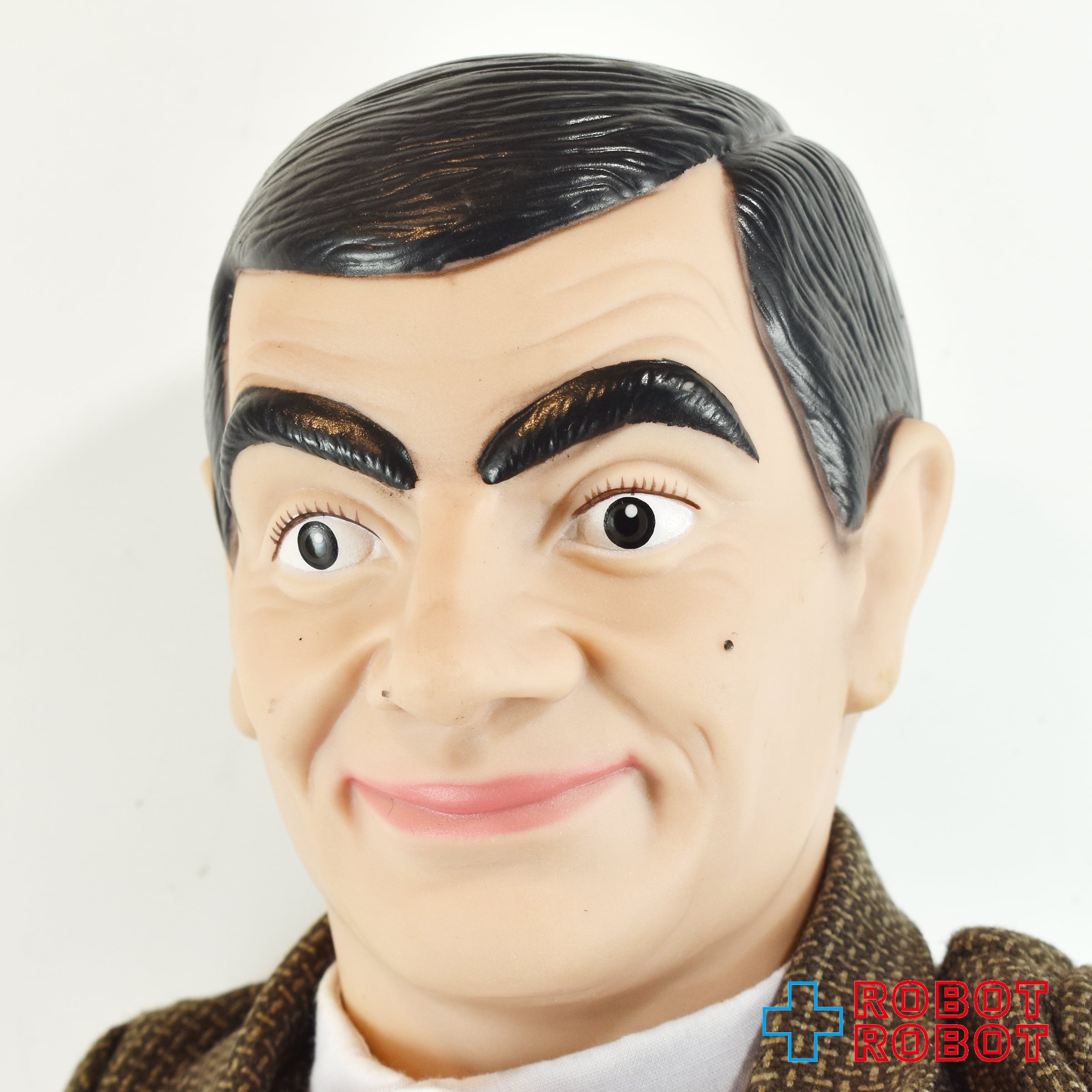 Mr,ビーンのぬいぐるみ人形 　ローワン・アトキンソン直筆サイン入り紙タグ付き Mr.ビーン ミスタービーン ローワン・アトキンソン ぬいぐるみ人形 55