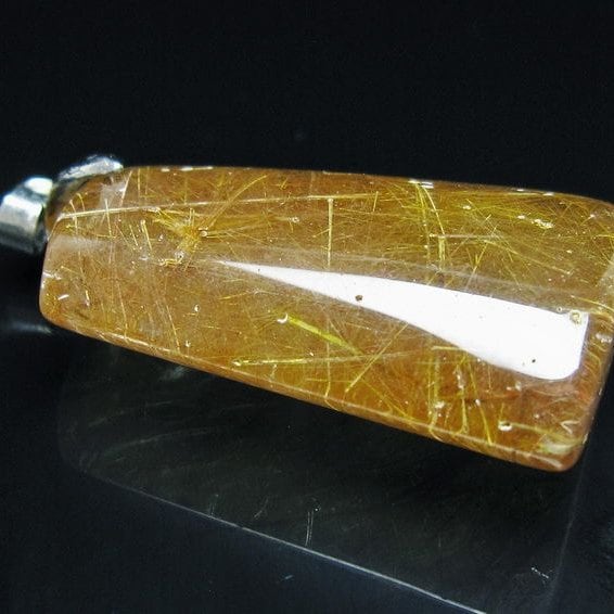 ルチルクォーツ ペンダント 一点物 メール便可 [M便 1/20] 112-13037