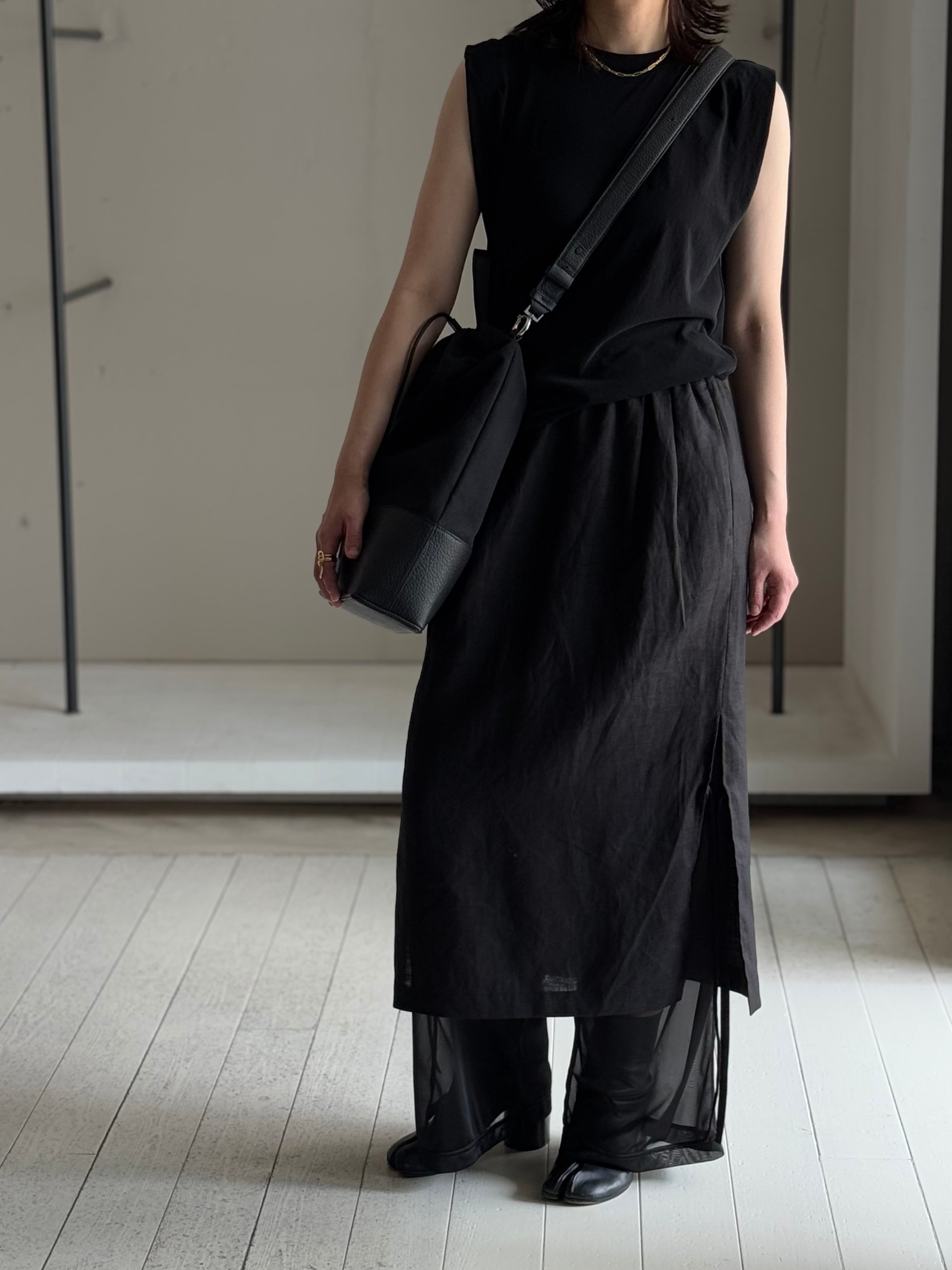 ENFOLD Soft Linen シアーレイヤードPT | BASE
