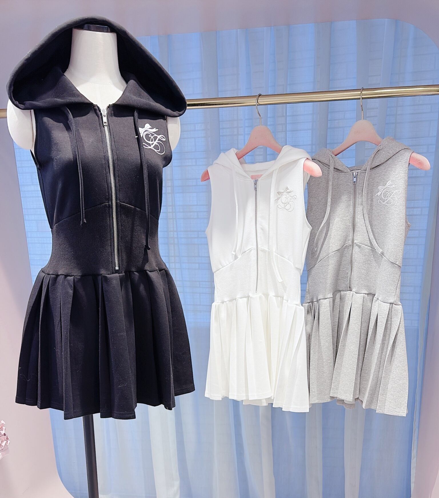 ノースリーブパーカープリーツワンピ | lilLilly official webstore