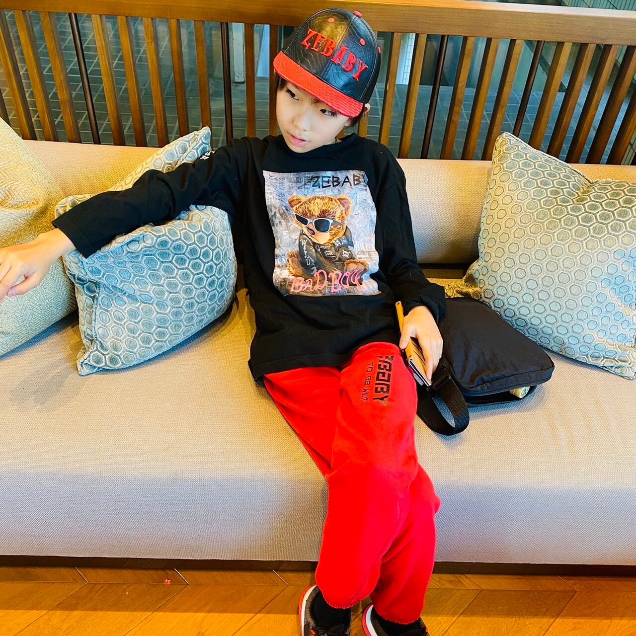 BAD BOY (KIDS: BLACK) | ストリート、ロックテイストの子供服 ZEBABY