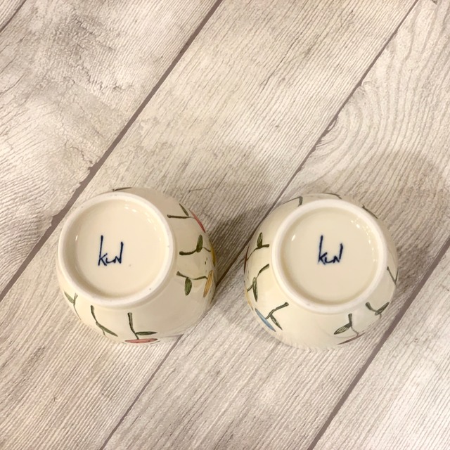 【波佐見焼】【かれん】【湯呑み】おしゃれ大人　カラフル　