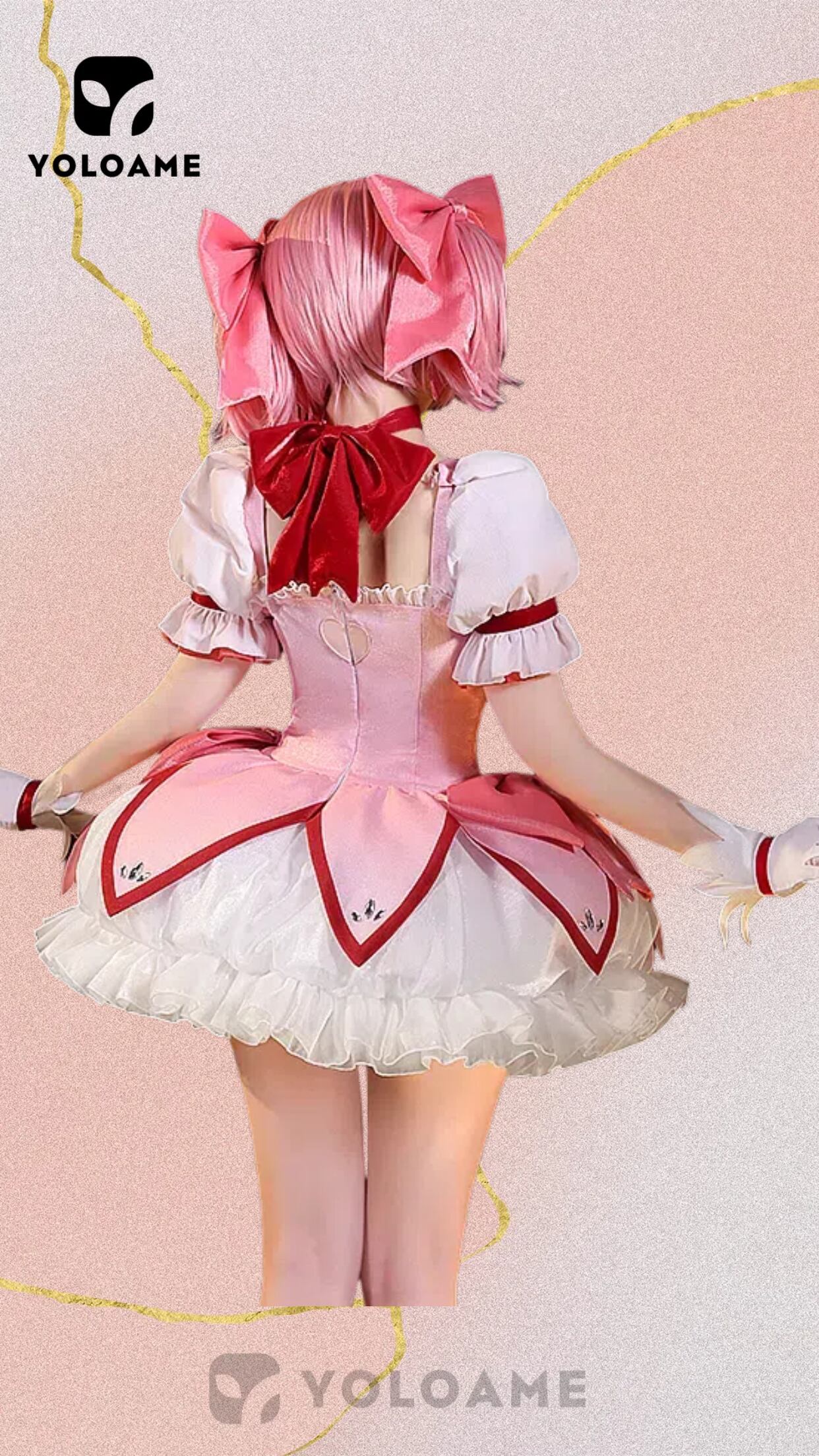 魔法少女まどか☆マギカ まどか 鹿目まどか コスプレ衣装【三分妄想 1
