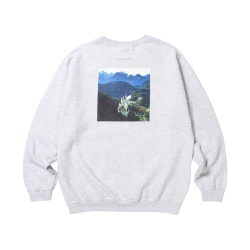 【Cabaret Poval】Schloss Crewneck(Ash)〈国内送料無料〉