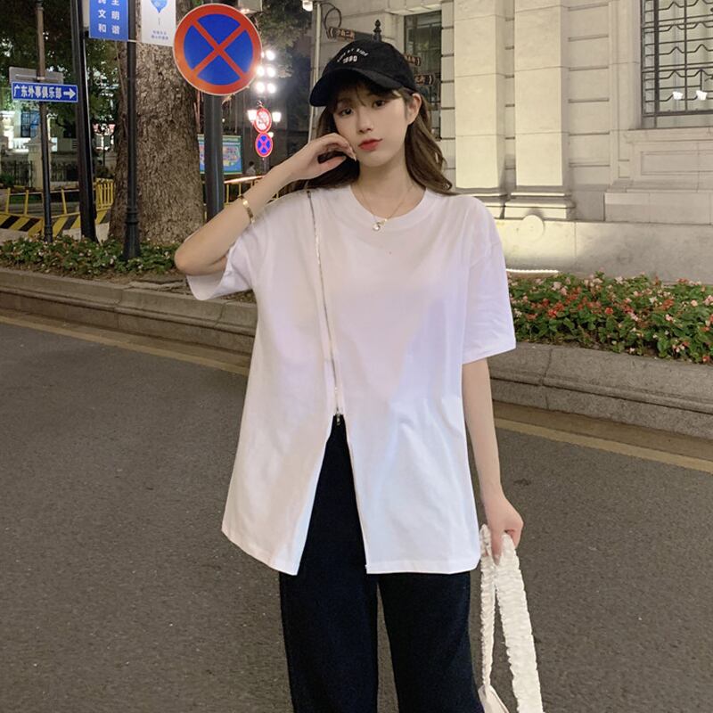 ホワイトTシャツ サマールーズ コットン 夏物 スーパーモール4316752972