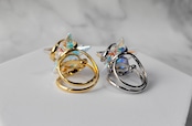 【即納】STAR -anelli- BIG ◆Rhodium