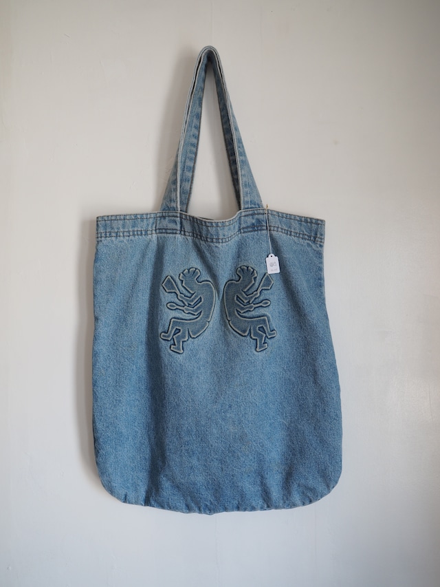 Made in USA Big size denim tote