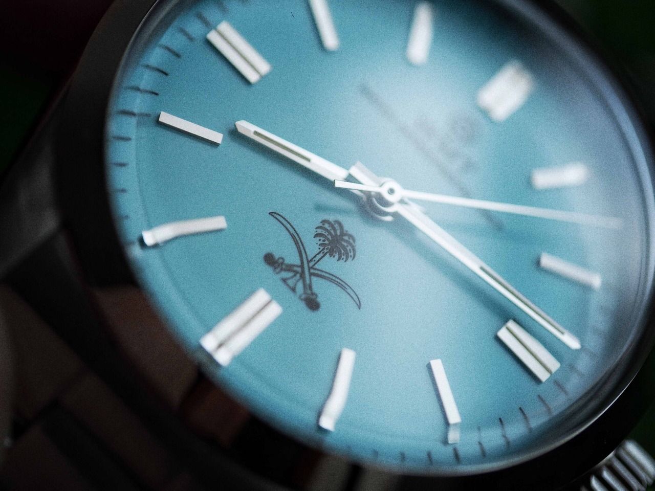 WMT Barracuda Saudi Arabia Special Edition / Sky Blue Dial / Metal Bracelet + Leather Strap Set