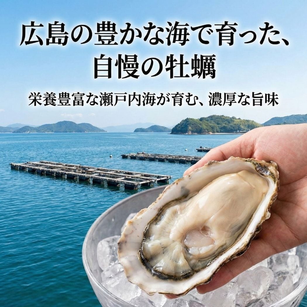 超大粒】縮まない！2Lサイズ☆冷凍無水牡蠣1kg 28~32粒入り☆広島