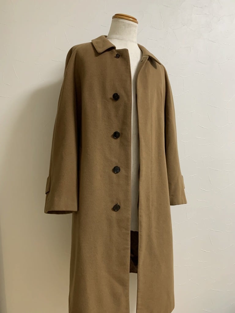 1980's Soutien Collar Long Coat