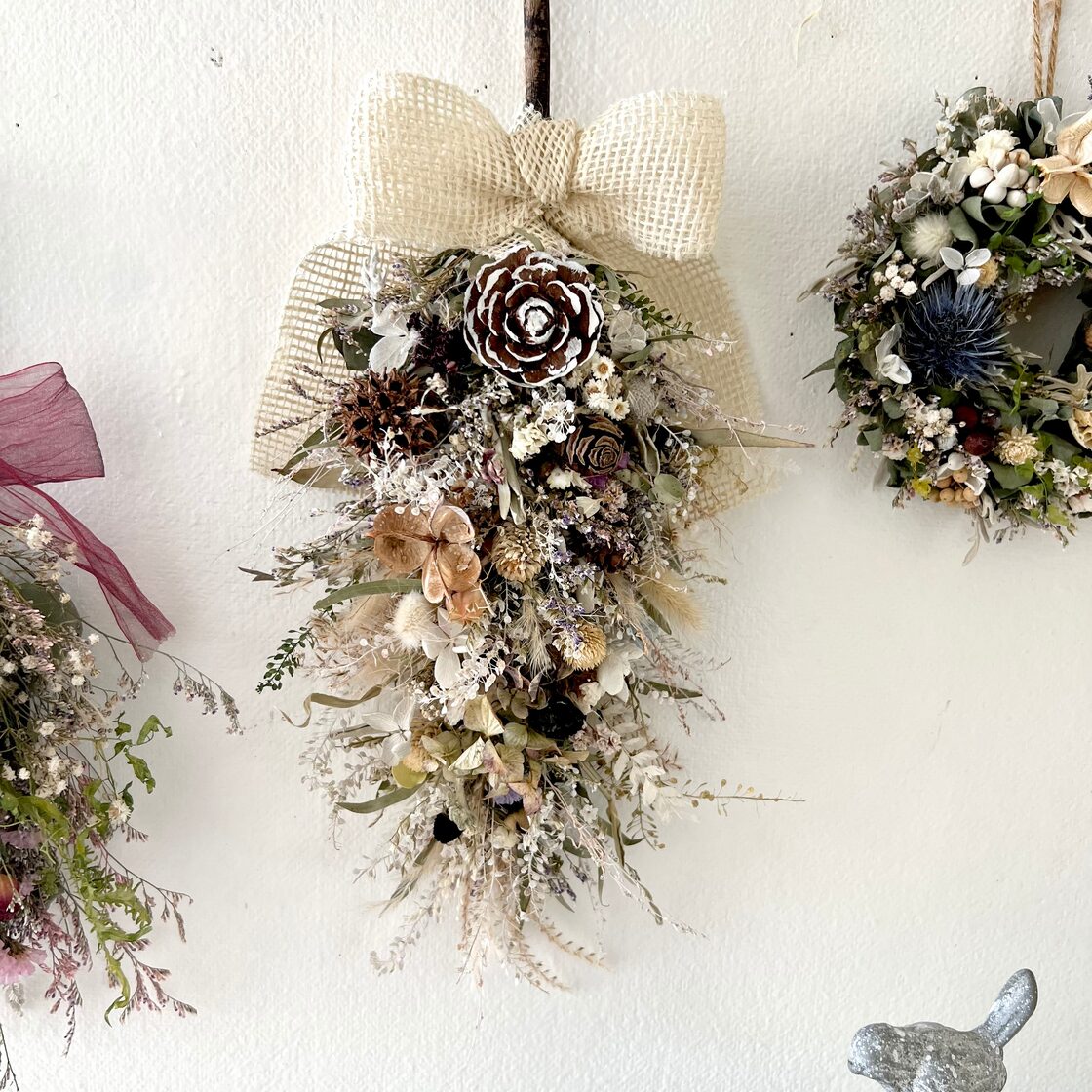 固まるハーバリウム スクエア小皿 ドライフラワーたっぷり 固まるハー  