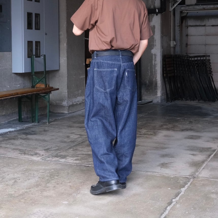 WELCOME RAIN 5pocket denim サイズ3 ネイビー WELCOME RAIN”5 POCKRT DENIM” | Lapel online store