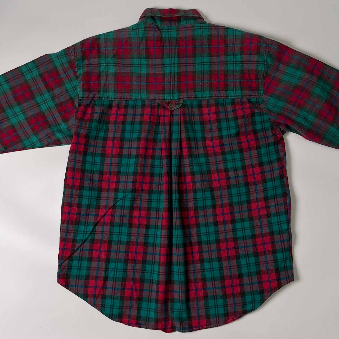 BLUEPRINT ブループリント チェック BD ボタンダウン 長袖シャツ L/マルチ メンズ ビンテージ