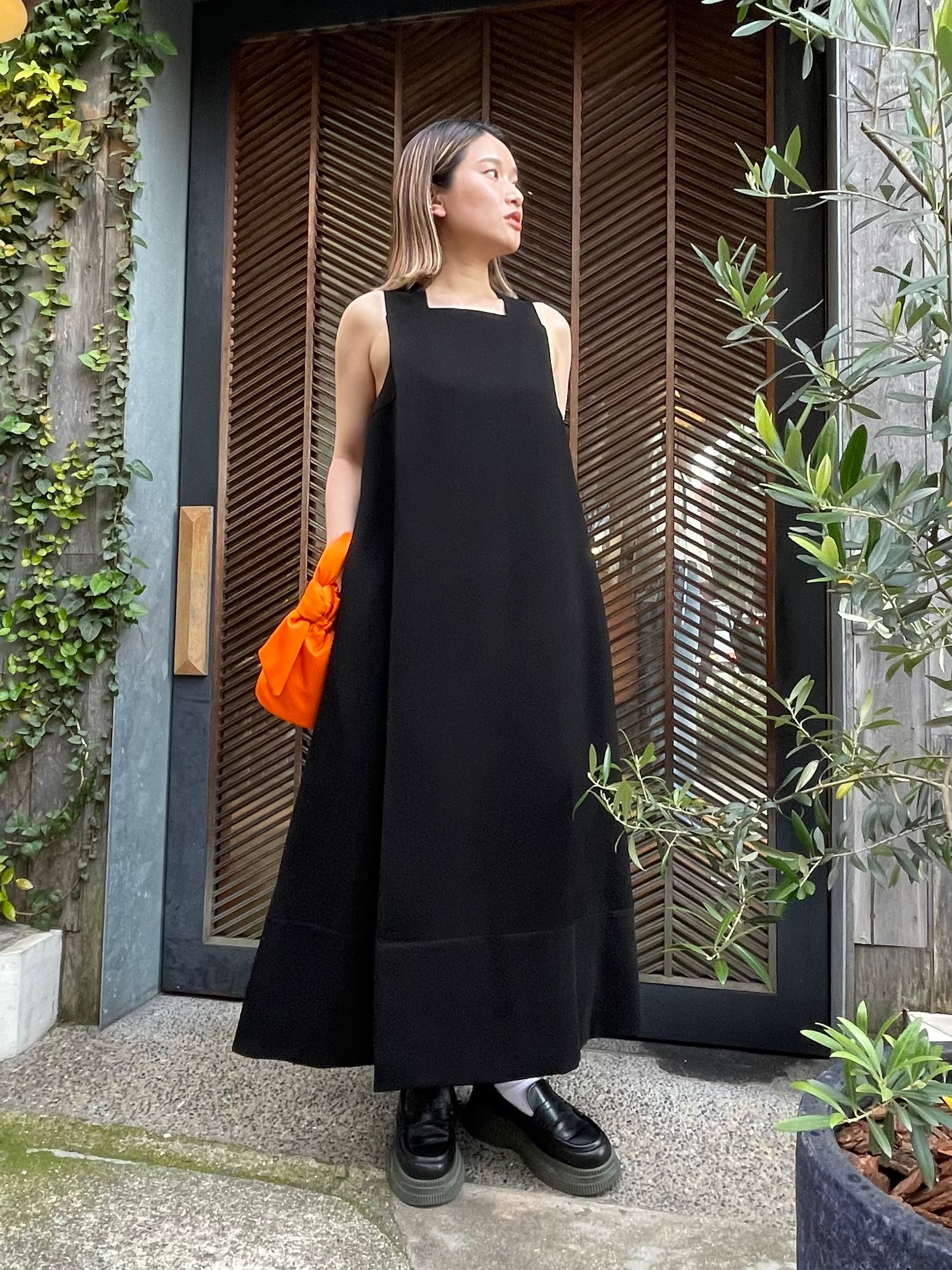 ENFOLD エンフォルド / SQUARE-ORIGAMI DRESS | TRENTオンライン  