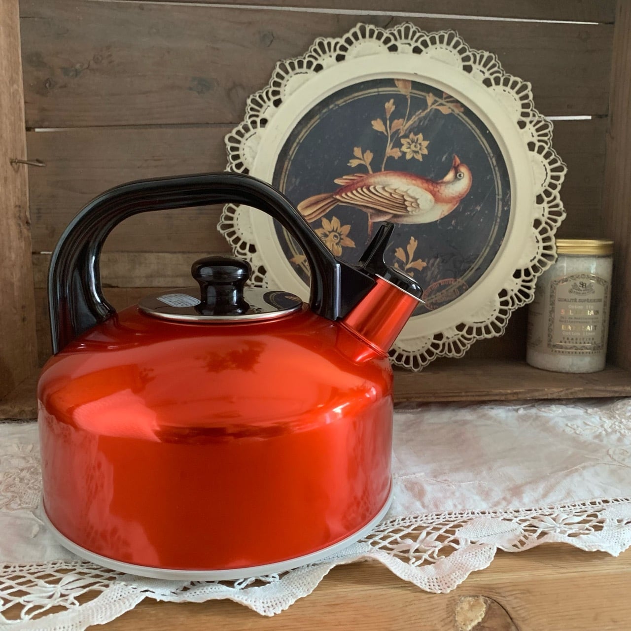 STAR KETTLE スターケトル 笛吹きケトル アルミやかん クックベッセル 昭和 レトロ