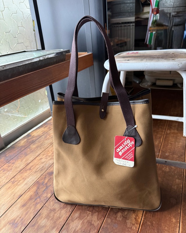 【quality gunslips GOODS】HEAVY DRILL TOTE BAG(L)