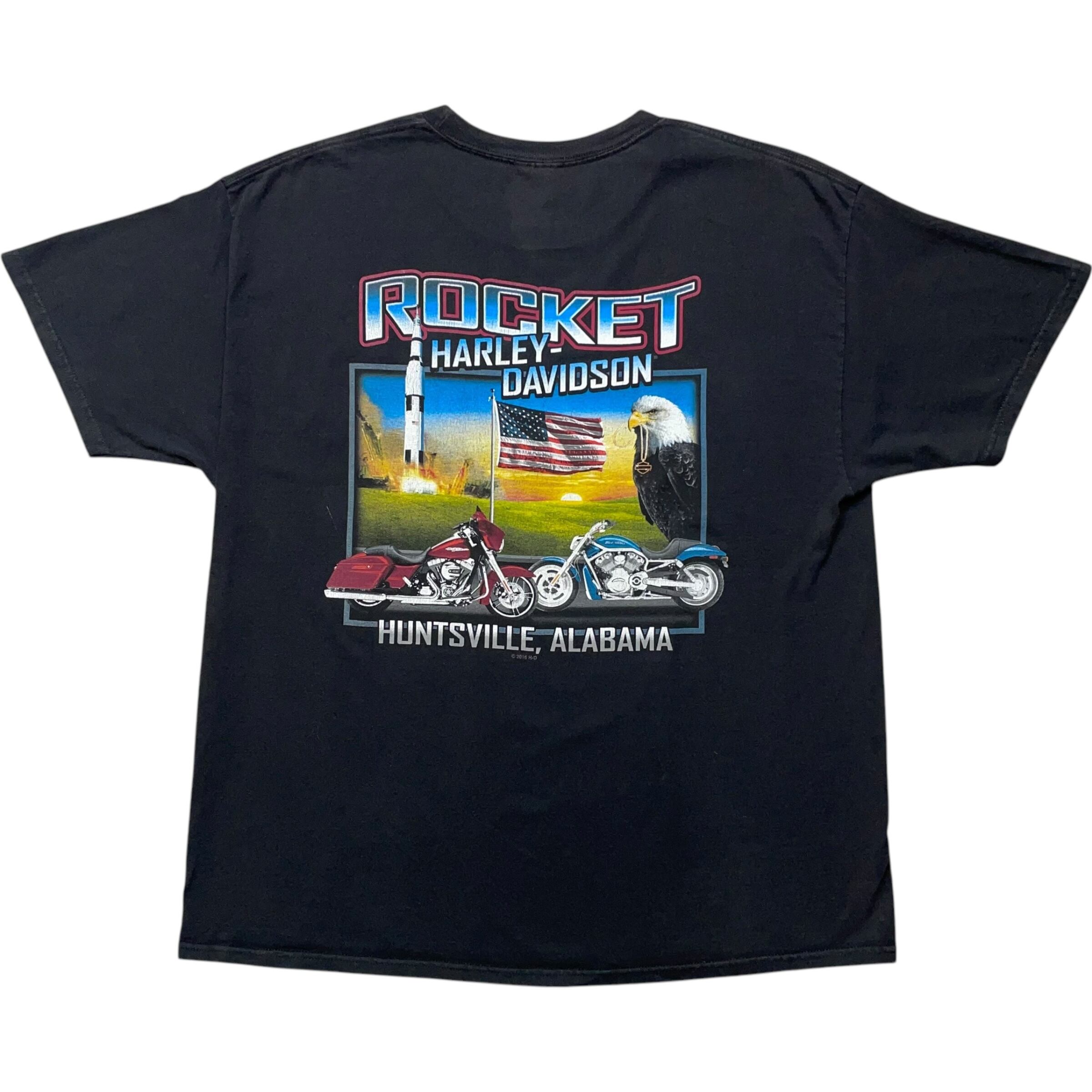 《XL》 Harley-Davidson ハーレーダビッドソン Tシャツ 両面プリント ブラック no.6624